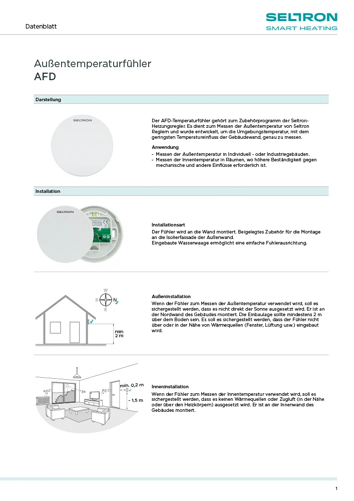 AFD - Tehnični list DE