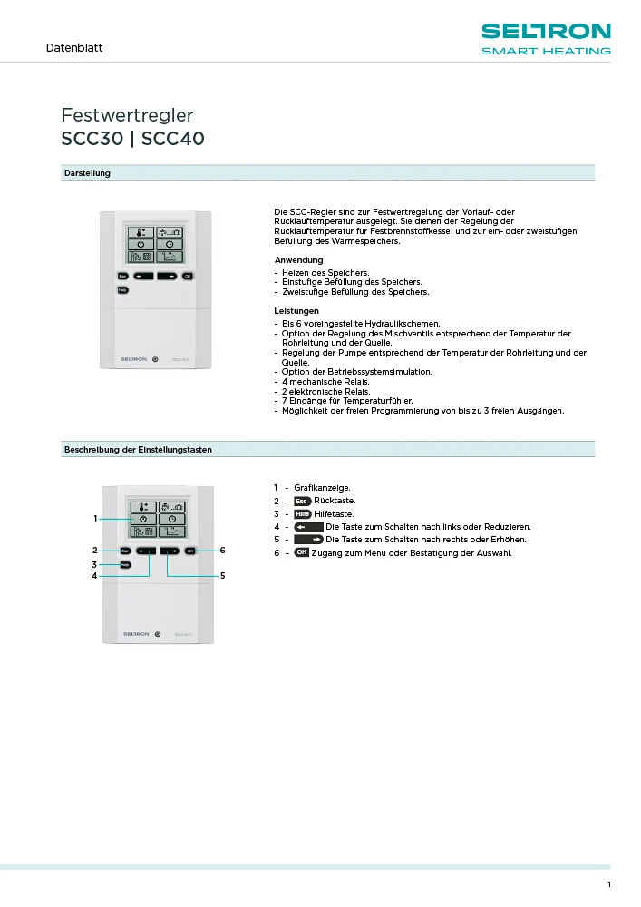 SCC - Tehnični list DE