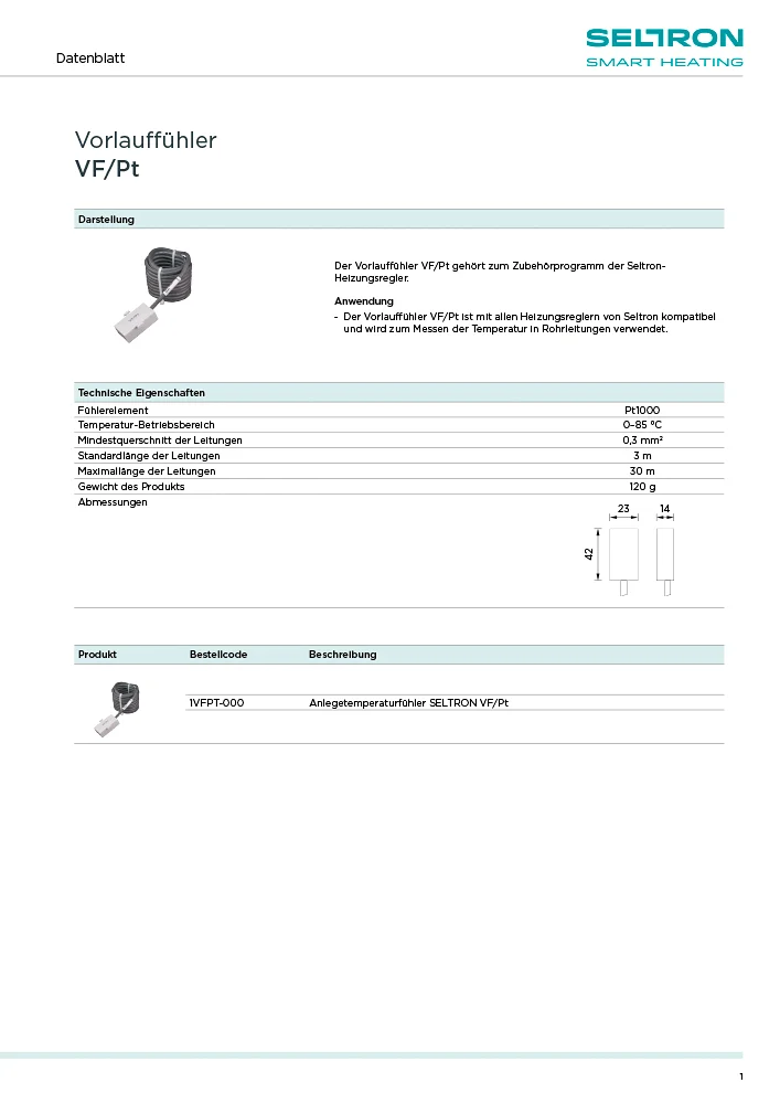 VF - Tehnični list DE