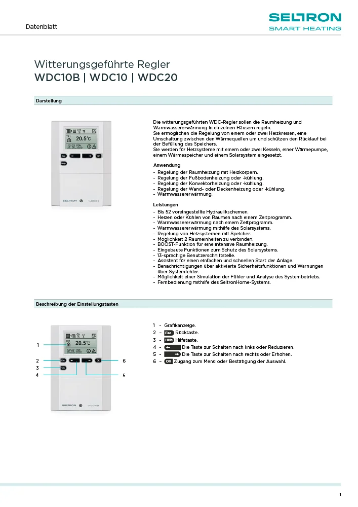 WDC - Tehnični list DE