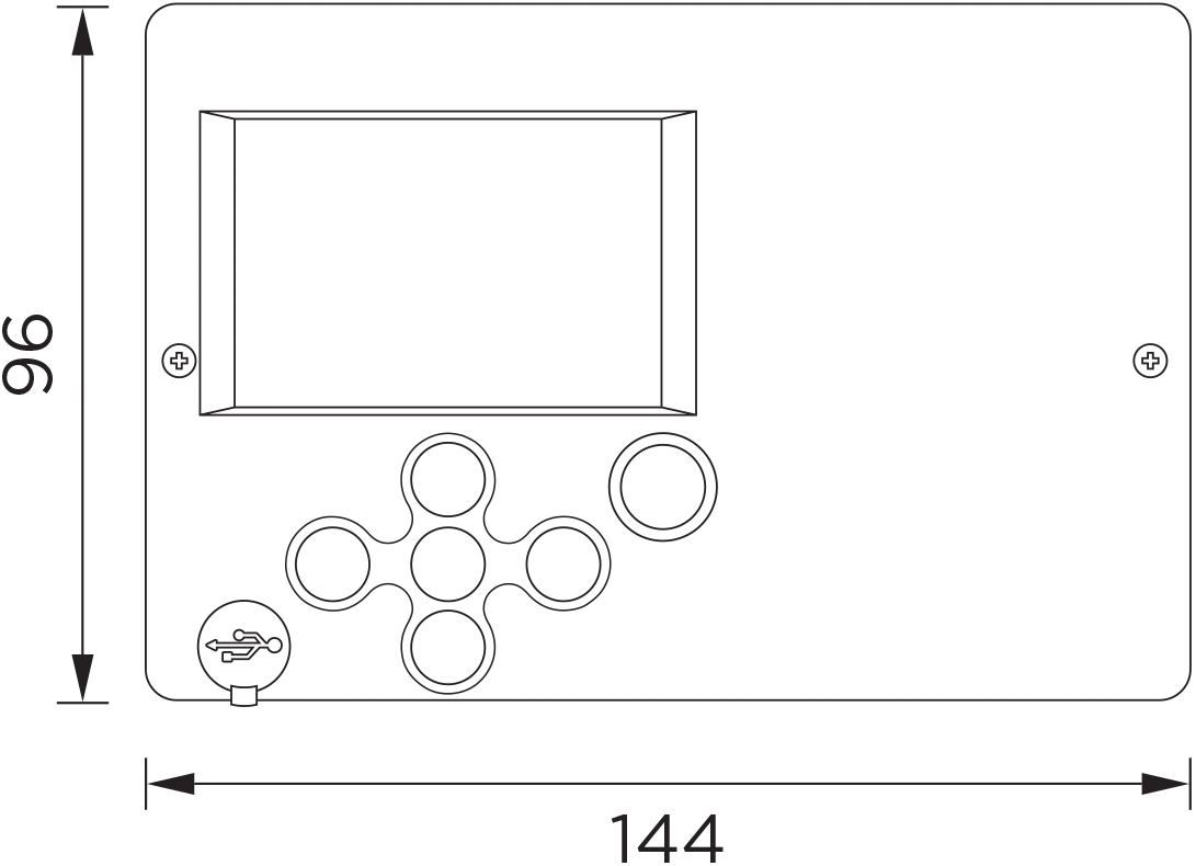 Seltron Heizungsregler Promatic WXD 20-Set witterungsgeführt 