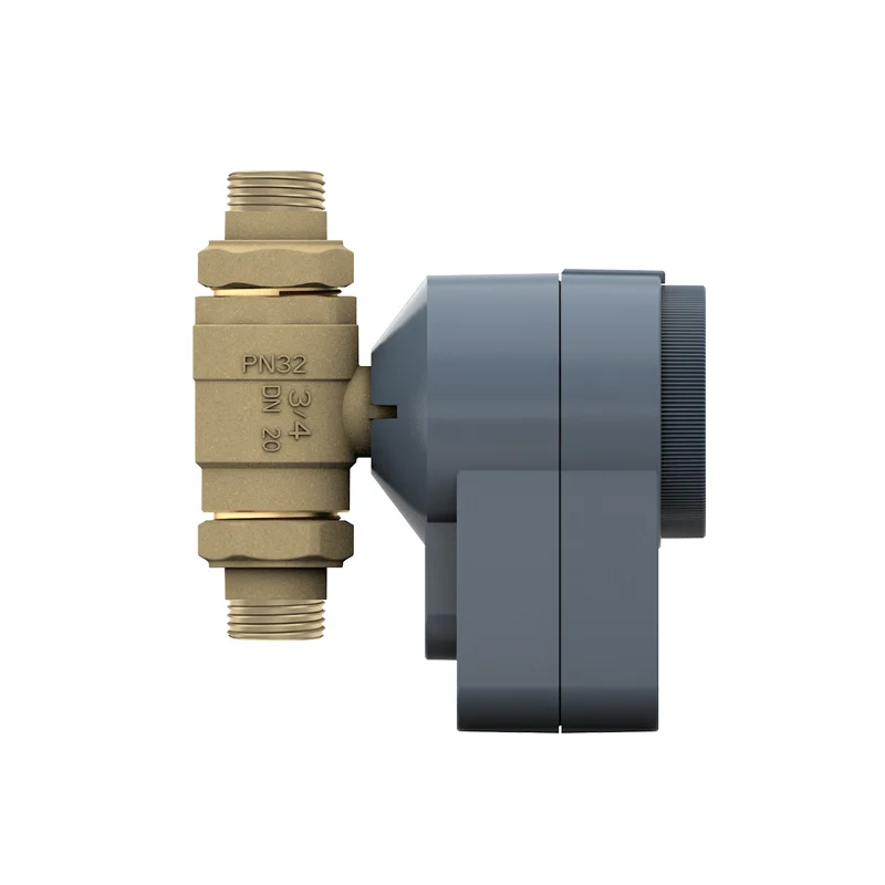 Stellmotor AQD mit 2-Wege Kugelventil BVQ25..L, AUSSENGEWINDE Mit adapter